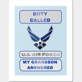 DutyCalledAirForce Grandson Posters and Art